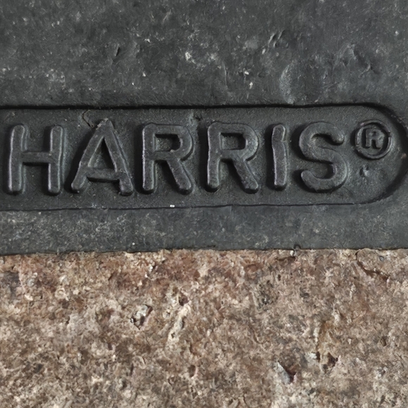 HARRIS MEN'S BLACK LEATHER DRESS SHOES ITALY 9.5 CAP TOE LACE-UP CLASSIC OXFORD - Picture 9 of 13